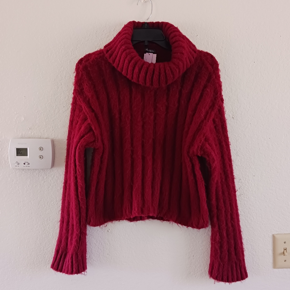 Wild Fable Turtleneck Ribbed Sweater‎